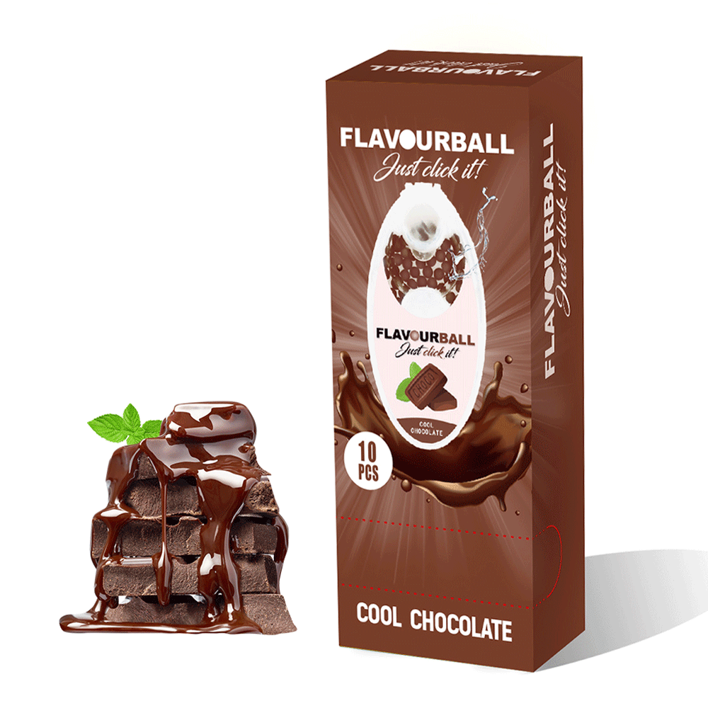 Cool Chokolade Aroma Klik Kugler - 10 stk Æske