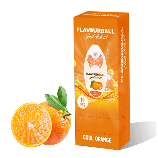 Cool Appelsin Aroma Klik Kugler - 10 stk Æske